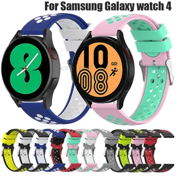 Watchstrap Zenekar Samsung Galaxy óra 4 40mm 44 mm Szilikon Csuklópánt Galaxy Watch4 Klasszikus 42mm 46mm WristStrap Karkötő, Öv
