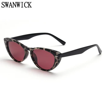 Swanwick, hatósági TR90 polarizált napszemüveg nők macska szemüveg női szegecs szüreti nap, árnyék, fekete, piros kültéri Európai UV400 2022