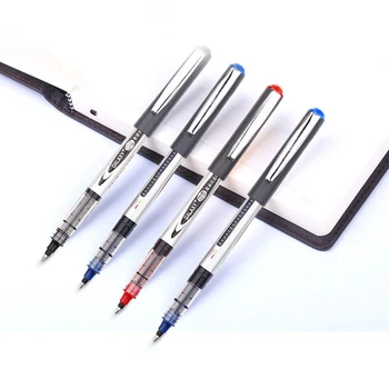 Egyenes-liquid roller toll víz-alapú írás toll, golyó-tipp fecskendőt az injekciós tollat a vizsgák irodai papíráru egyenes folyékony toll