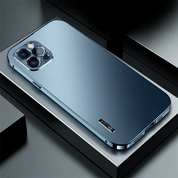 Luxus Alumínium Aolly az iPhone számára, 12 Pro Max Fém Mágneses Telefon Védelme Fedezze coque közelében iPhone 12