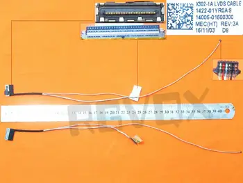 Új, Eredeti Laptop LCD Kábel Asus X302LA-1A 30Pin PN 1422-01YR0AS 14005-01600300 Csere Notebook LCD LVDS Kábel