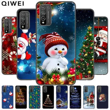 A Huawei Honor 10X Lite tok ÚJ Év Karácsonyi Szilícium Puha Telefon Esetekben Fedezni Huawie Megtiszteltetés, 10X Lite 6.67