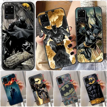 Batman Művészet, FILM, Telefon tok Samsung Galaxy Note 4 8 9 10 20 S8 S9 S10 S10E S20 Plusz UITRA Ultra fekete szilikon lökhárító tpu