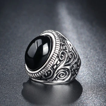 Kerek fekete Akril Intarziás Gyűrű Nők Esküvői jegygyűrűt Új Divat Fém Kiegészítők Parti Ékszer Mérete 7-10