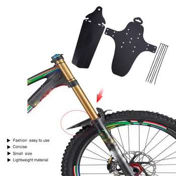 Kerékpár Sárvédő MTB Mountain Bike Elöl Hátul Mud Guard Kerékpár Javító Eszköz Tartozékok Slim Villa Egyszerű Sárvédő