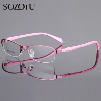 Optikai Szemüveg Keret Nők Számítógépes Szemüveg Látvány Keret A Nők Átlátszó, víztiszta Lencse Női YQ052