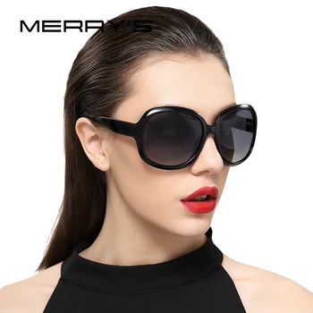 MERRYS DESIGN Női Retro Polarizált Napszemüveg nő Vezet napszemüvegek 100% - os UV Védelem S6036