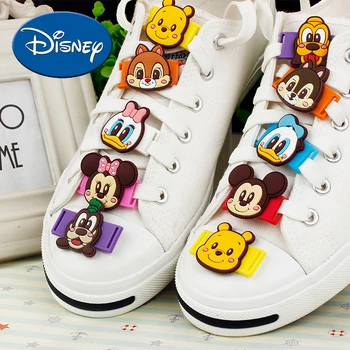 1DB Anime Disney Mickey Szem Cipőfűző Varázsa Dekoráció Alkalmi Cipő Csipke Minnie Winnie Cipők Varázsa, Kiegészítők, Játékok, Ajándékok