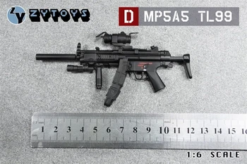 1:6 Skála MP5 géppisztoly Sorozat Fegyver Fegyver Műanyag Modell Játékok 12