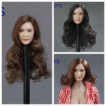 Akciós ár a készlet GACTOYS 1:6 Ázsiai szépség fejét faragás Yang Mi az A, B, C három GC014 12 inch nő babák elérhető