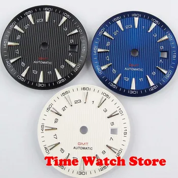 Luxus 31mm-es watch strile dial férfi fehér kék fekete fényes ezüst márka Dátuma illik 3804 ETA 2836 Miyota 8215 mozgalom 999