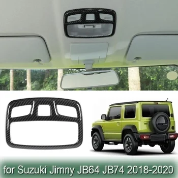 Belső Tartozékok Suzuki Jimny JB64 JB74 2018-2021 ABS Szénszálas Autó Olvasó Lámpa Fény Dekorációs Fedél Berendezés
