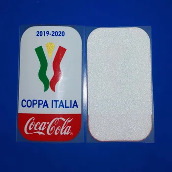 19-20 Olaszország Szuper Kupa 2019 2020 coppa italia Jelvények labdarúgó Nyomtatás javítás,Foci Meleg sajtolás Javítás Jelvények