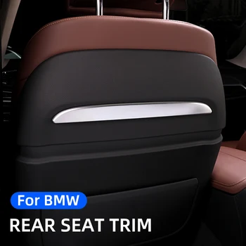 Autó Ülés háttámla Trim BMW X5X6X7 G05 G06 G07 6GT G32 ABS Hátsó Ülés Dekorációs Csík Matrica Belső Kiegészítők